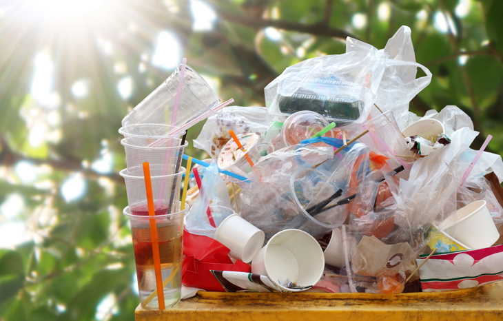 Single Used Plastic Foto